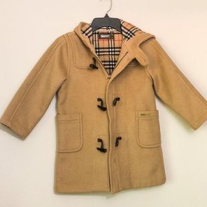 Kids wool jacket camel